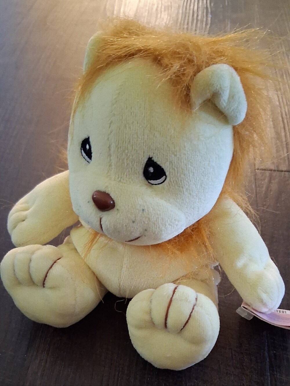 1997 Precious Moments Tender Tails lion beanie plush